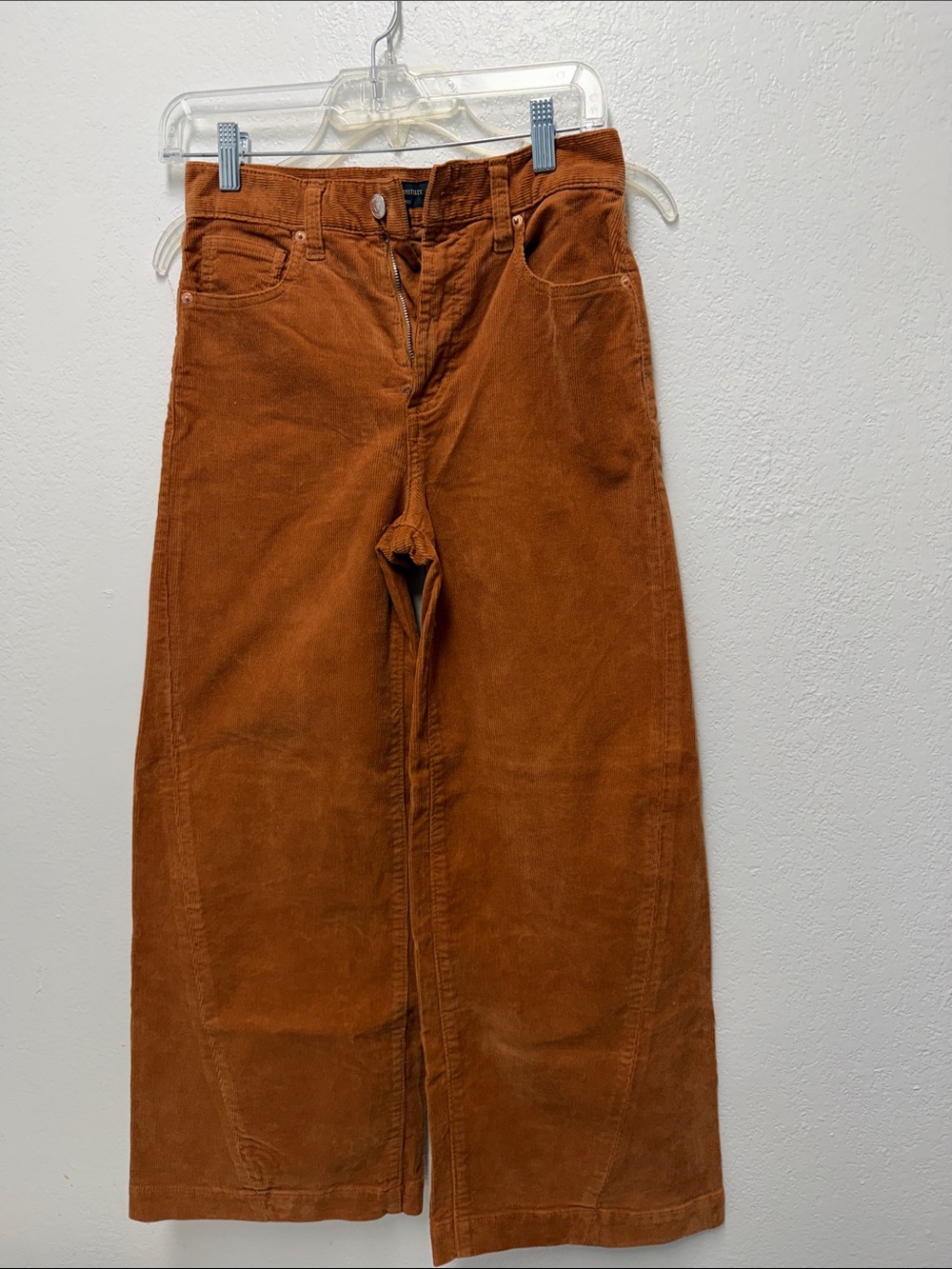 Juicy Couture Rust Brown Wide-Leg Corduroy Jeans